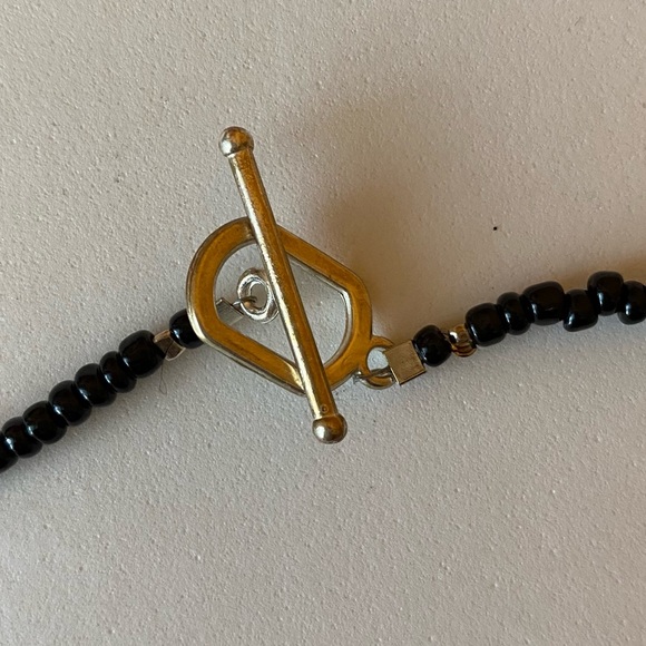 Funky Layered Fused Glass Pendant - Picture 7 of 8